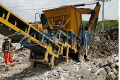 工地建筑垃圾筛选机器实现垃圾无害化处理”