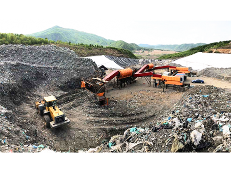 常用填埋陈腐垃圾分选工艺流程”