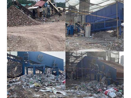 江苏陈腐垃圾处理设备工艺流程说明”